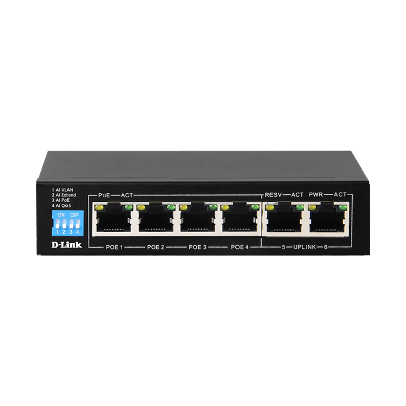 سوئیچ 6 پورت دی لینک DES-F1006P-E