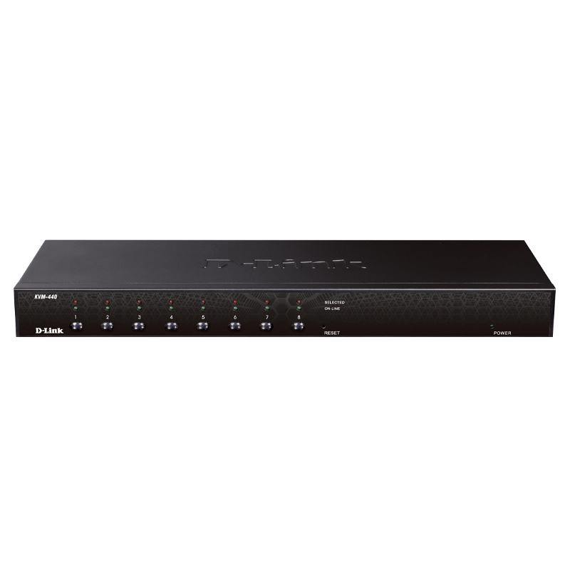  سوییچ کی وی ام 8 پورت دی لینک KVM-440